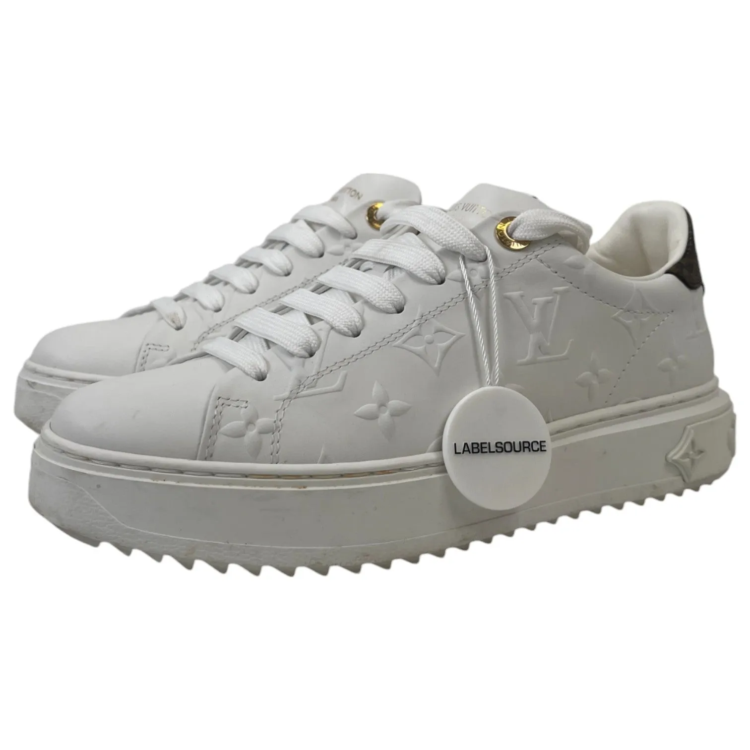 Women's Time Out Monogram Low Trainers White Size EU 37 / UK 4